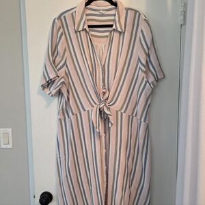 Caslon Tie Front Dress